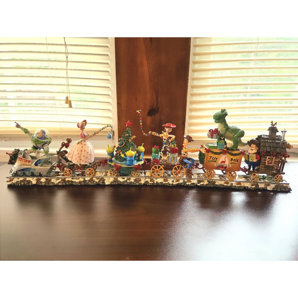 Title Danbury Mint Disney Pixar Toy Story Christmas Train Complete 6 Piece Set
